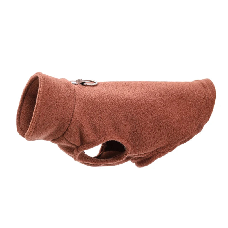 Pet Dog Jacket Coat Cozy Fleece Vest Puppy Kitten Autumn Winter Dog Soft Clothes For Small Medium Dogs Cats Chihuahua Overalls